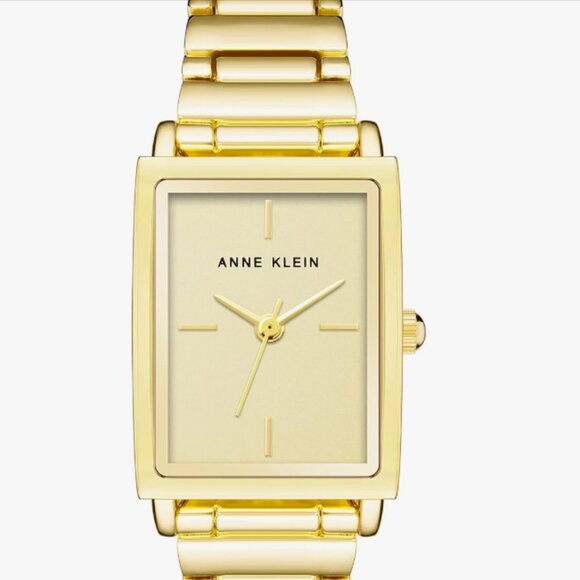 Anne Klein Women\'s Gold Tone Rectangle Watch main image 6